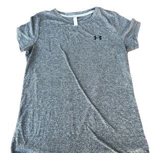 UNDER ARMOUR WOMEN’S SIZE S HEAT GEAR GRAY T-SHIRT